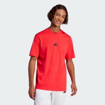 ADIDAS 短T M SL SJ T 紅色 基本款 快排 運動 短袖 男 JF1095