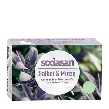 (預購) Sodasan 舒德森 薄荷鼠尾草植物皂 100g (SD072)