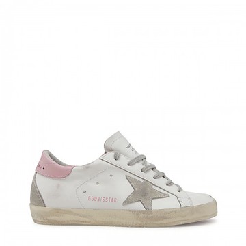 Golden Goose - White Ice And Pink Leather Super-star Sneakers 37