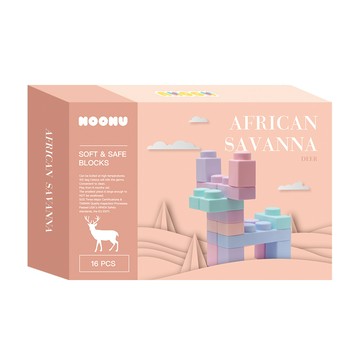 MOOMU 動物/恐龍造型香草軟積木-多款可選