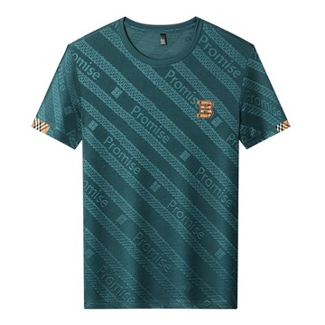 緊身冰絲男士T恤夏季潮流高級體恤衫短袖上衣