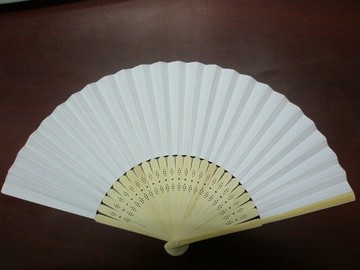 10英吋半 空白扇子 彩繪扇子 /一支入(定45) 25cm 單面紙 手繪扇 日本扇子 大紙摺竹片-AA5154【APP滿額下單10%點數(單一帳號最高5000點)】1/31止