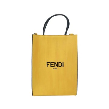 FENDI 7VA512 2WAY LOGO 直立式斜背包手提包 / 小號