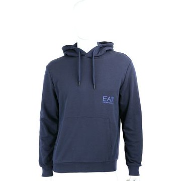 Emporio Armani EA7 印花字母深藍連帽運動衫 大學T(男款)