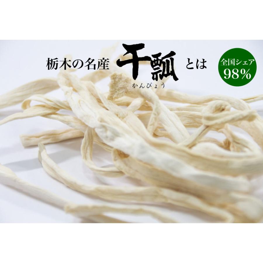 栃木県特産プレミアム干瓢 無漂白かんぴょう 50g×2袋 野沢商店