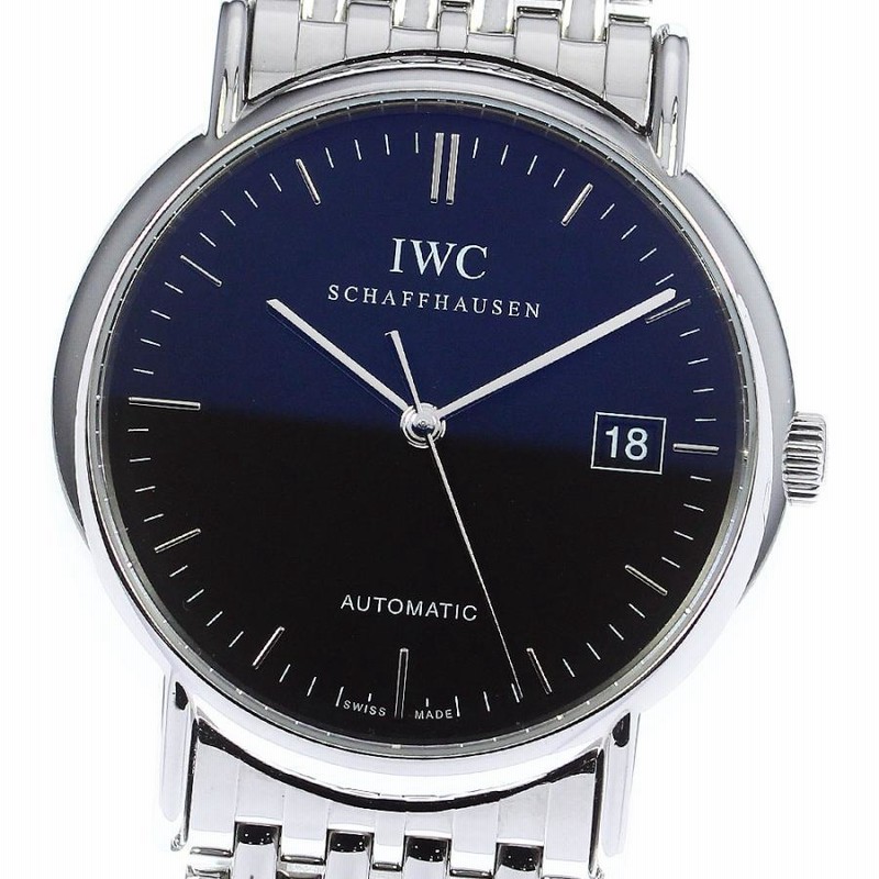 IWC SCHAFFHAUSEN IW353306 ポートフィノ デイト 自動巻き メンズ 