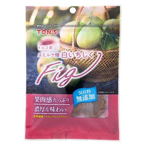 東洋ナッツ食品 トルコ産スミルナ種 白いちじく 100g×5袋