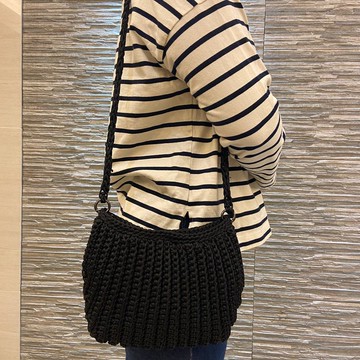 純手工編織  側背包 編織包 肩背包