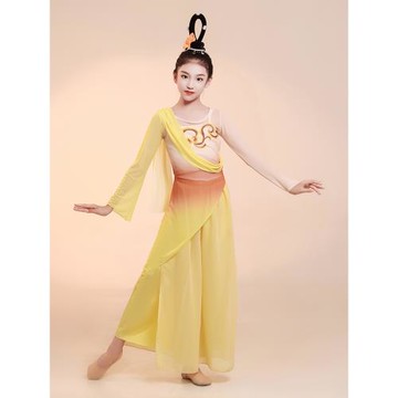 寒依疏影劇目服兒童古典舞舞蹈服演出服中國風飄逸六一表演服