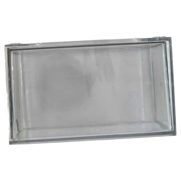 可堆疊收納盒（中號） 16.5x7.5x10cm PET材質  透明  1格