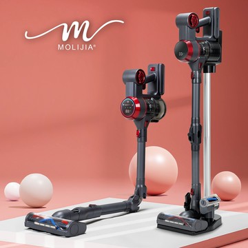 M181 自動AI感測手持式無線充電吸塵器/雙HEPA濾網【MOLIJIA 魔力家】BY010081