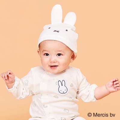 ベビーザらス限定 Miffy ミッフィー 新生児帽子 モノトーン 通販 Lineポイント最大1 0 Get Lineショッピング