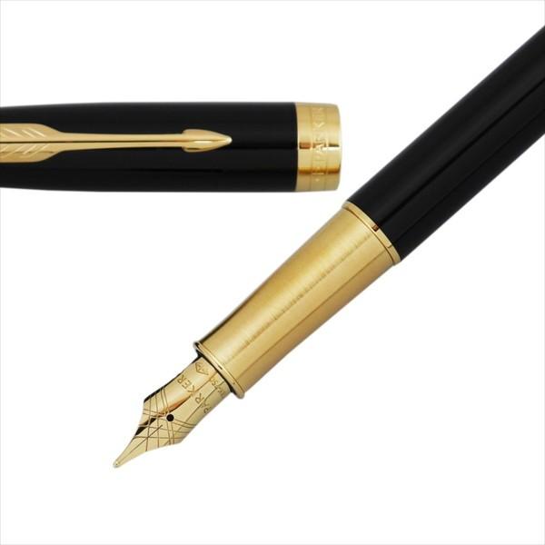 PARKER パーカー ソネット ラックブラックGT 万年筆 ペン先 F 細字 筆記具 1950550