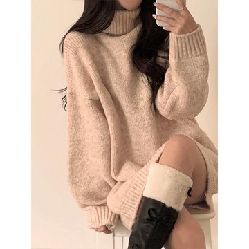 Codibook｜韓國 moodloveroom 高領針織衫［預購］針織衫 高領上衣 女裝