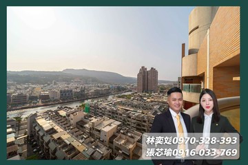 看愛河壽山景觀｜高樓永久棟距｜全屋採光四房平車｜高雄市三民區力行路