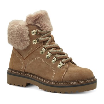 TAMARIS WL LACE BOOT CAMEL 棕色女款鞋子