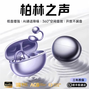 柏林之聲耳夾式藍牙耳機開放式真無線運動跑步專用無感佩戴不入耳