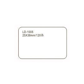 【龍德】 LD-1005自粘性標籤 25x38mm/包【APP滿額下單10%點數(單一帳號最高5000點)】1/31止