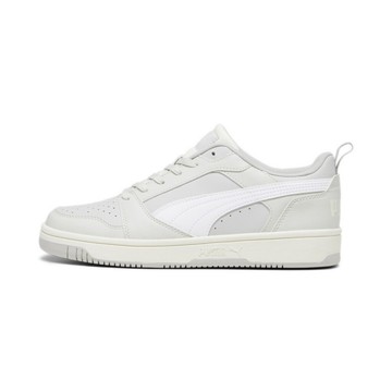 PUMA 休閒鞋 REBOUND V6 LOW 灰白 皮革 復古鞋 男女 39232810