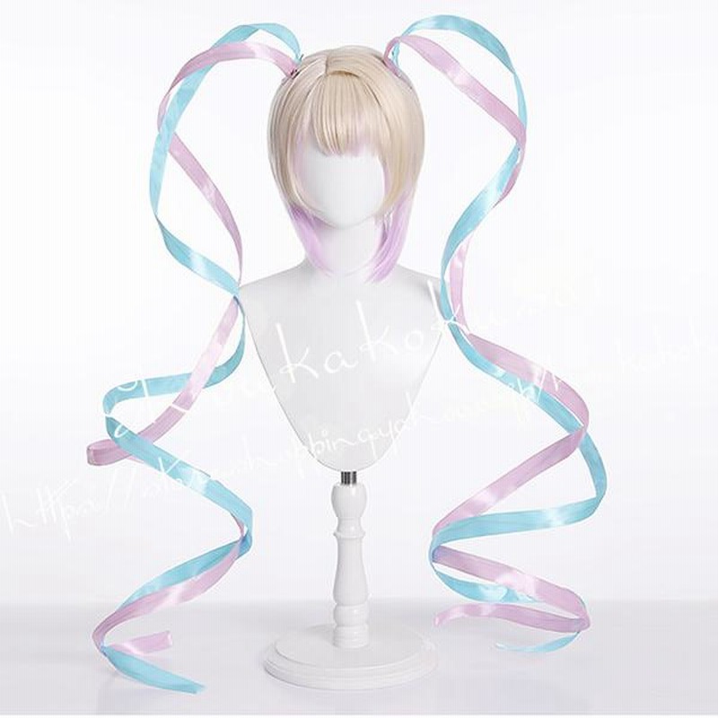 コスプレウィッグ NEEDY GIRL OVERDOSE 二ーディガールオーバードーズ 超絶最かわてんしちゃん風 KAngel かつら WIG 耐熱  ハロウィン | LINEショッピング