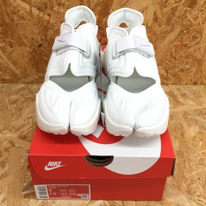 中古】ナイキ メンズシューズ サンダル アクアリフト ホワイト CW7164  