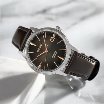 SEIKO 精工 Presage 愛爾蘭咖啡調酒機械錶-39.5mm (SRPJ17J1/4R35-05E0J)