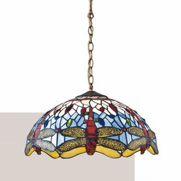 E27手工蒂凡尼玻璃吊燈 B106-48-93292