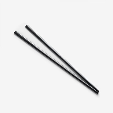 WAGA 韓式簡約 24cm 不銹鋼筷︱耀黑︱單品