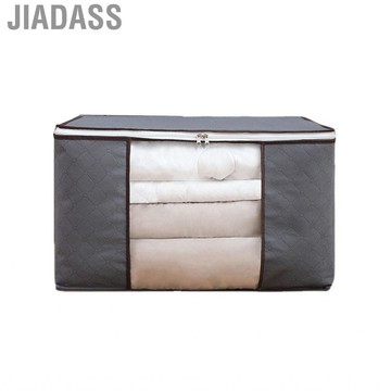 Jiadass 衣服包裝袋實用 4 件裝被子收納盒適合搬家