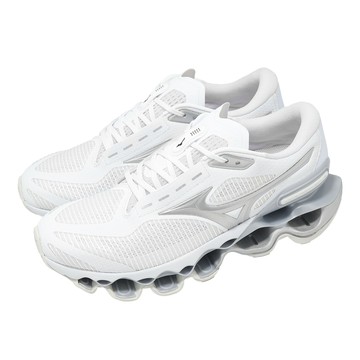 [ACS] Mizuno 美津濃 慢跑鞋 Wave Prophecy 15 男女鞋 白銀 彈力 緩衝 鏤空 J1GC2651-32