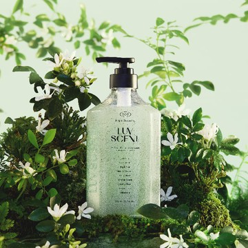 Luv Scent奢華SPA磨砂沐浴露500ml白茉