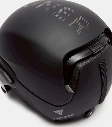 Bogner Logo leather-trimmed ski helmet