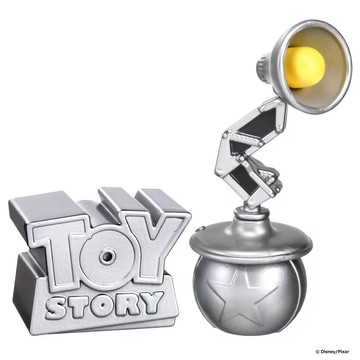 Disney PIXAR 合金人形 玩具總動員30週年 LOGO+皮克斯頑皮跳跳燈-異色 DS98217