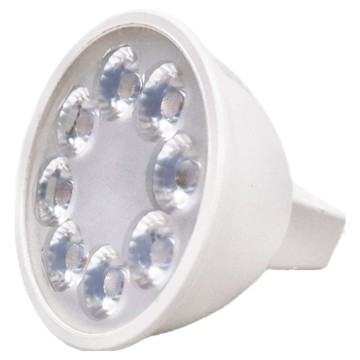 APEX MR16 6珠 免驅杯燈 GU5.3燈頭 AC110V 6.3W  白色  1個