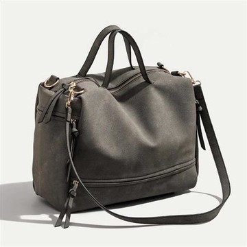 【米蘭精品】側背包帆布肩背包-純色大方包斜背手提男女包包2色m1ad28