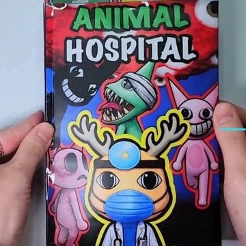 🚀賣場新款🚀ROBLOX羅布樂思動物醫院手工益智玩具安靜書DIY遊戲兒童創意