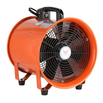 400mm110V 船用排煙管道鼓風機 手提便攜式安全軸流風機