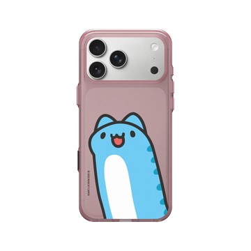 iPhone 17 Pro Max Clear (相機按鈕) 晶醺玫 - 貓貓蟲咖波 Bugcat Capoo - 長長咖波