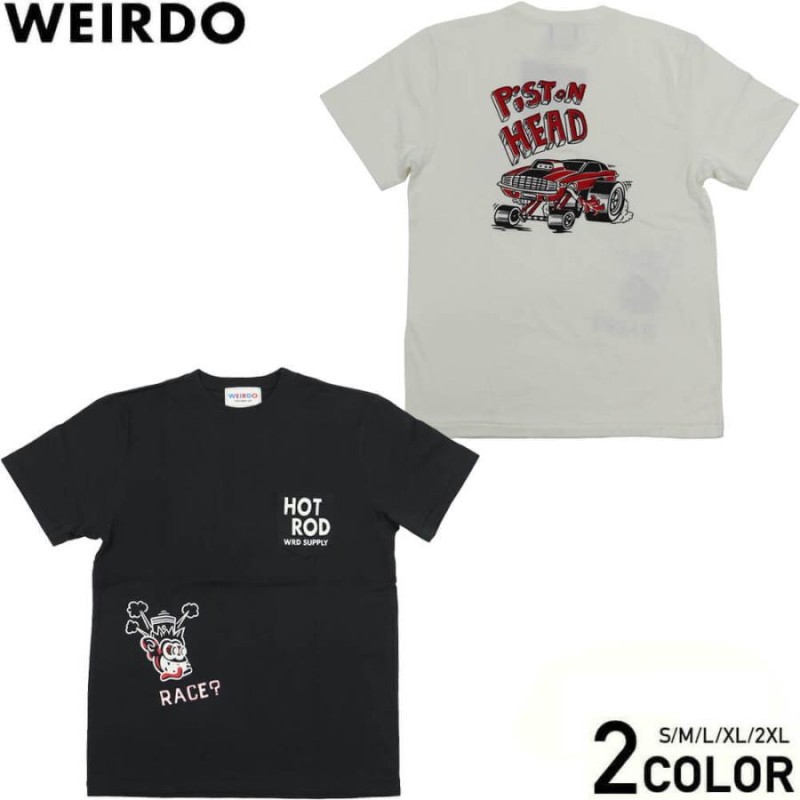 ウィアード Tシャツ 半袖 クルーネック ポケット メンズ WEIRDO PISTON