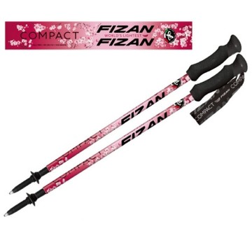 FIZAN 【義大利 】超輕三節式登山杖 2入特惠組(單支.僅158g.132cm)/FZS20.7102.NCB 櫻花