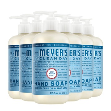 Mrs. Meyer's梅耶夫人 香氛洗手乳-雨露370ml x6入