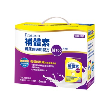 補體素 鉻100 不甜禮盒組 (6罐/禮盒) 【杏一】