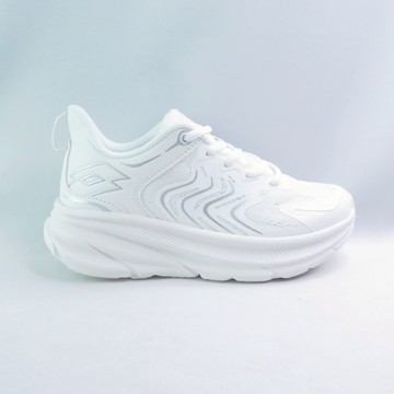 LOTTO LT5AWR9509 女 MAX 2 避震跑鞋 運動鞋 2E寬楦 極厚中底 晶炫白【iSport愛運動】