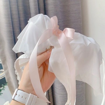 DUYI~夢詩 日係少女內衣女小胸聚攏無鋼圈性感純慾柔糯網紗荷葉邊文胸罩套裝