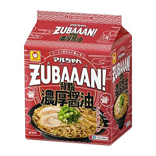 マルちゃんZUBAAAN! 背脂濃厚醤油 3食パック×9袋