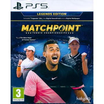 決勝點：網球冠軍賽 傳奇版 Matchpoint Tennis Championships Legends Edition - PS5 中英文歐版