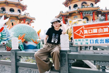 台灣翻轉文字│喜 i 臺灣經典T-黑