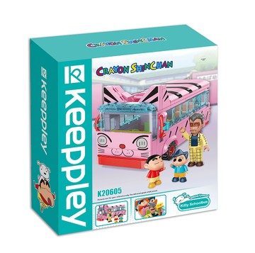 Keepplay積木 蠟筆小新 雙葉幼稚園巴士