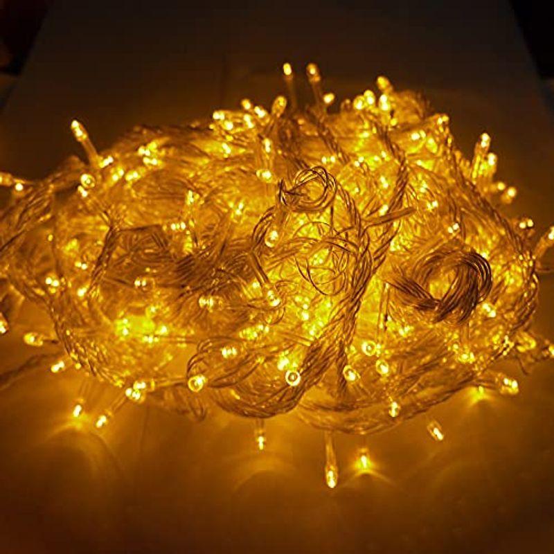 GOODGOODS LED イルミネーション ライト クリスマス 飾り LED電飾 500球 30m 複数連結可 防水 黄色 LD55 イエ  LINEショッピング
