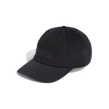Adidas WASHED DAD CAP 黑色 帽子 運動帽 棒球帽 老帽 遮陽帽 KB2105